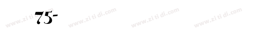 点字倔强黑 75字体转换